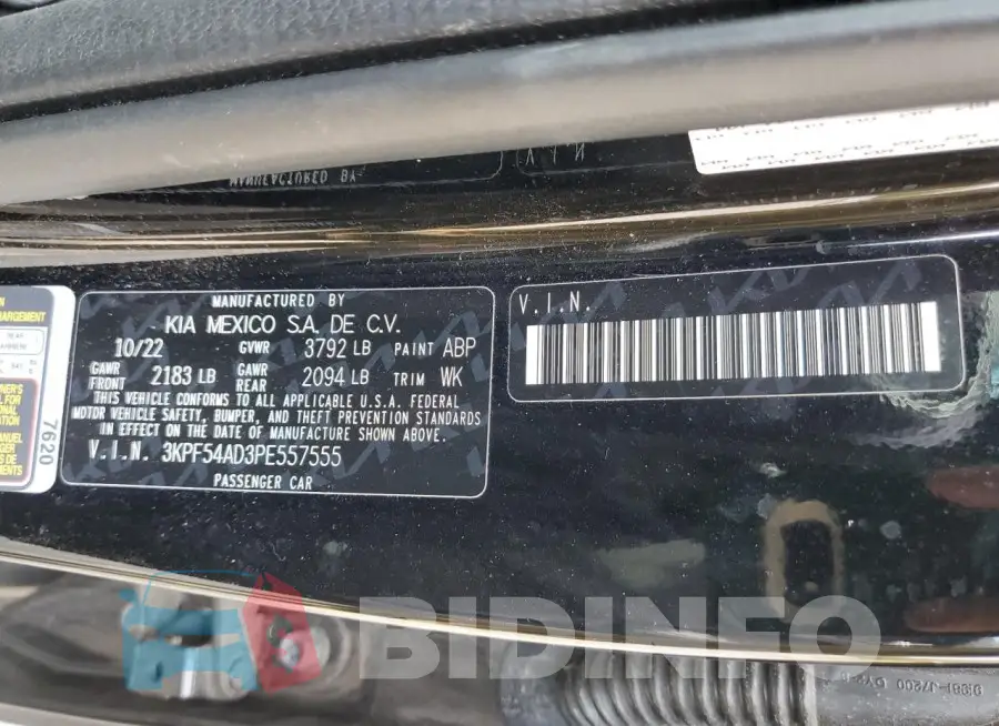3KPF54AD3PE557555 Photo# 13