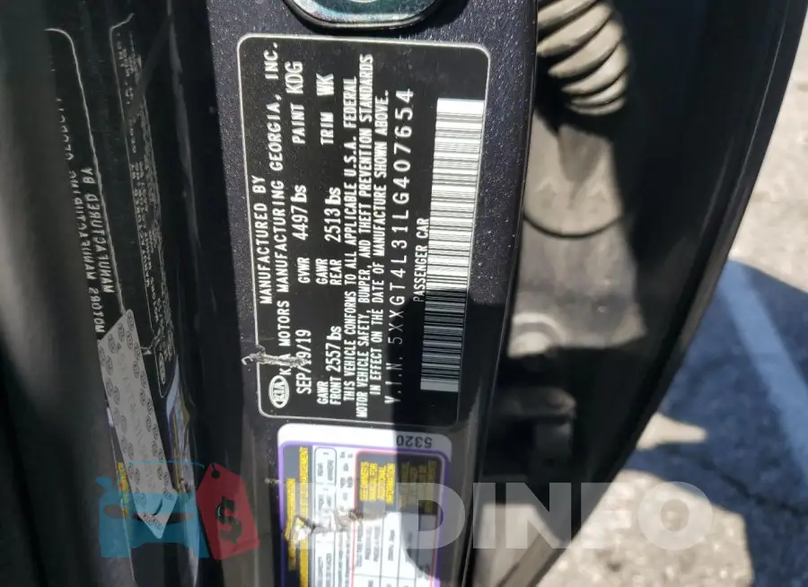 5XXGT4L31LG407654 Photo# 12