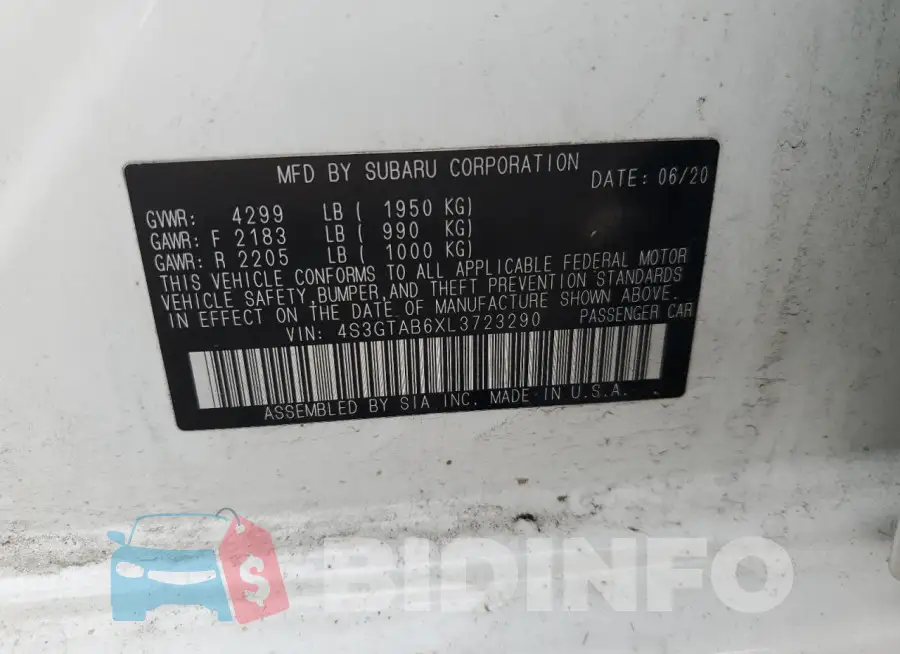 4S3GTAB6XL3723290 Photo# 13