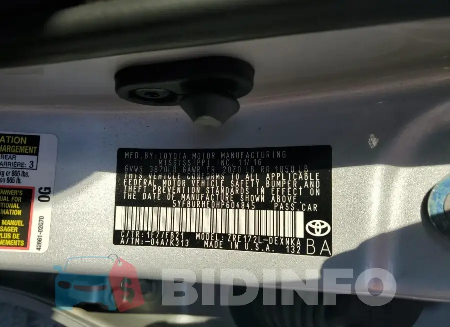 5YFBURHE0HP604845 Photo# 12