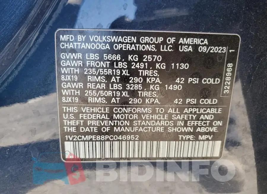 1V2CMPE88PC046952 Photo# 13