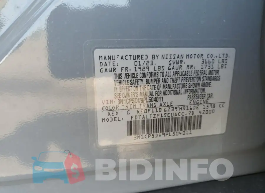 3N1CP5DV9PL504011 Photo# 12