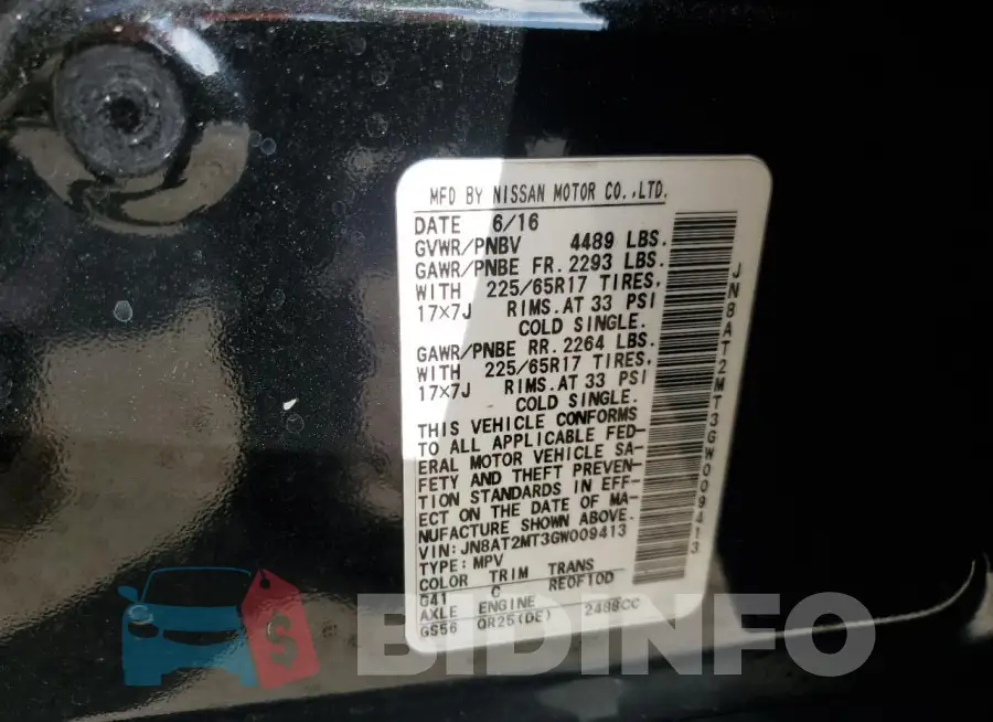 JN8AT2MT3GW009413 Photo# 14