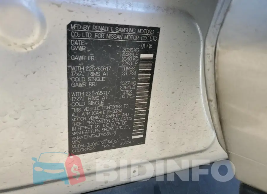 KNMAT2MT3GP653578 Photo# 13