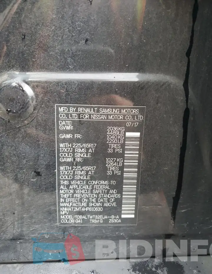 KNMAT2MT4HP610630 Photo# 13