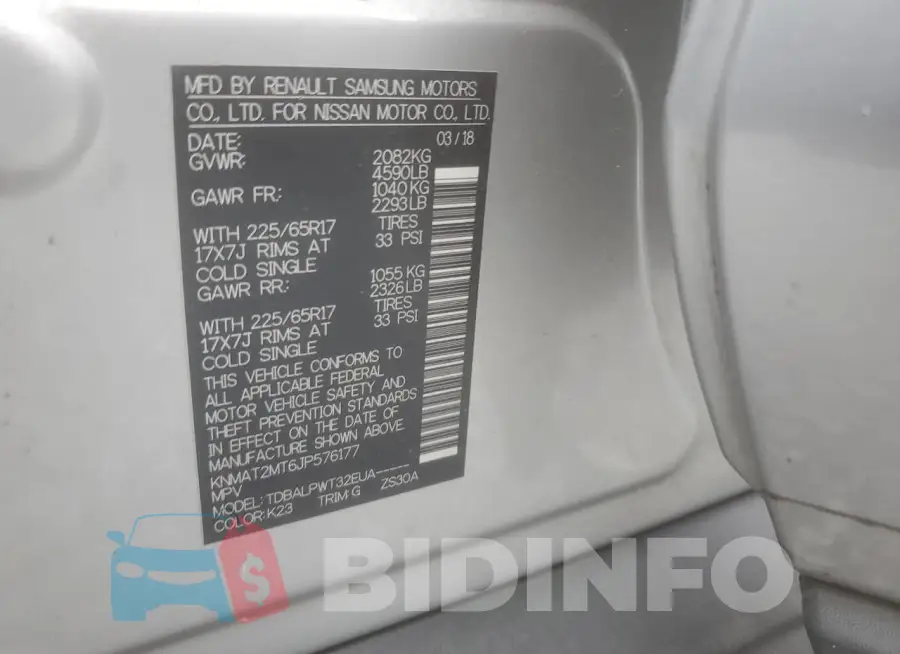 KNMAT2MT6JP576177 Photo# 13