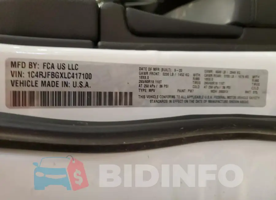 1C4RJFBGXLC417100 Photo# 13