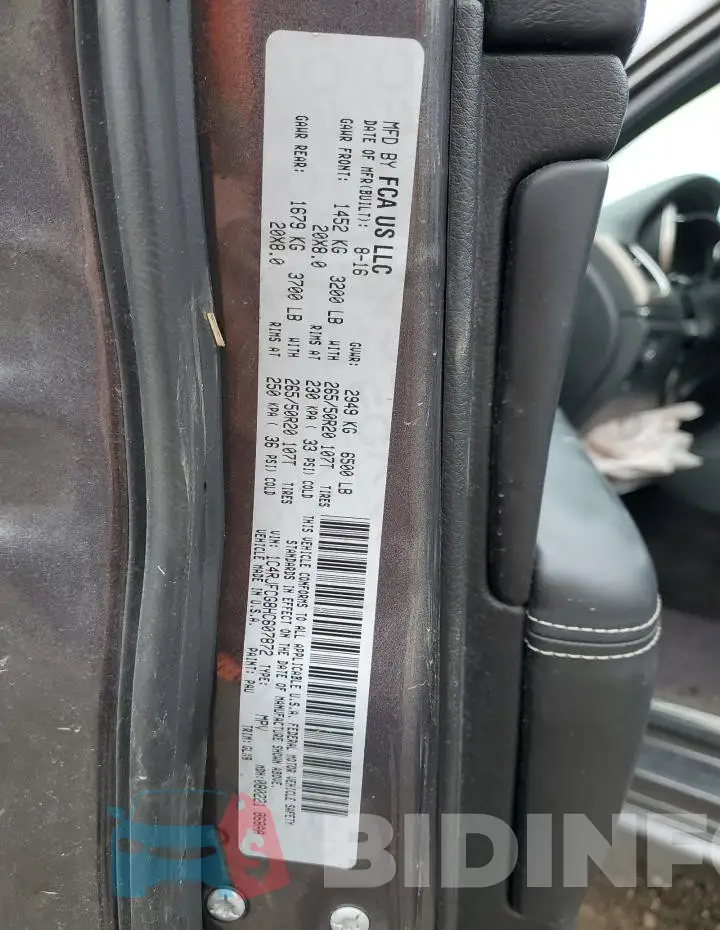 1C4RJFCG8HC607872 Photo# 14