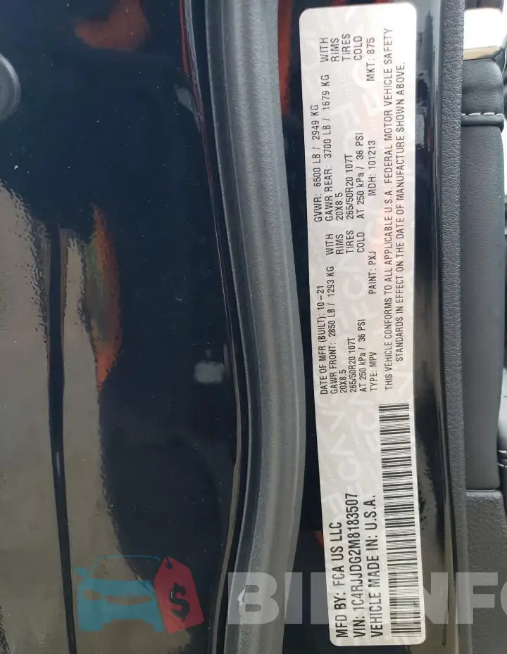 1C4RJJDG2M8183507 Photo# 13