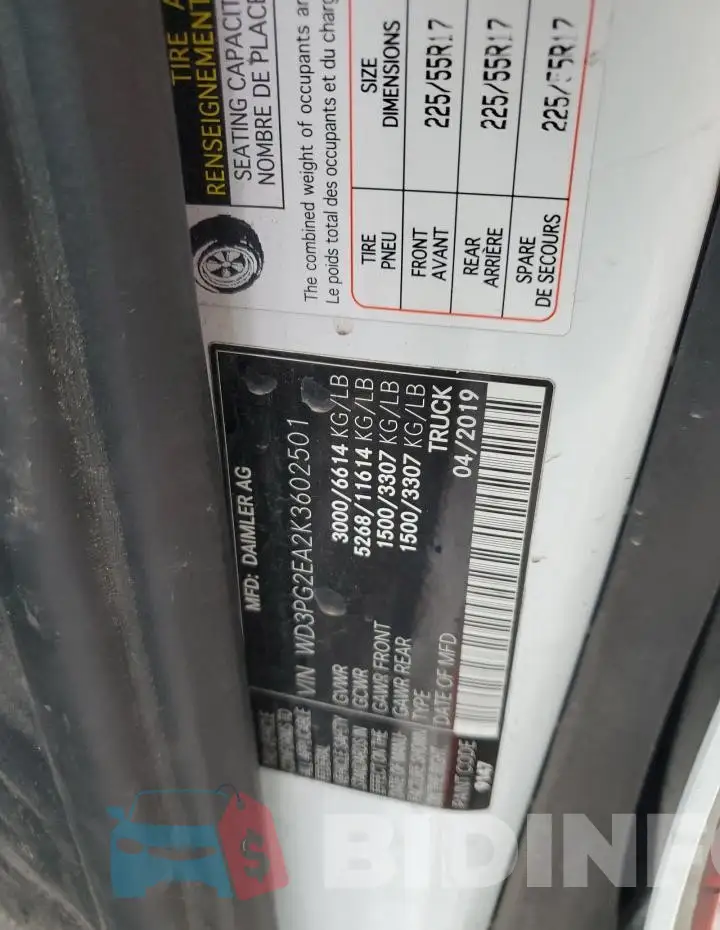 WD3PG2EA2K3602501 Photo# 12