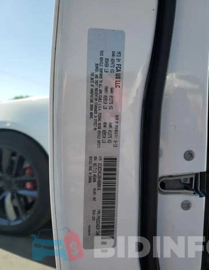 2C3CDXGJ5KH668016 Photo# 13