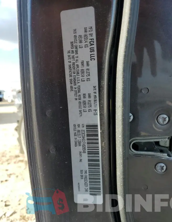 2C3CDXL95GH237128 Photo# 13