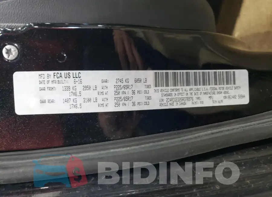 2C4RDGEG2GR378976 Photo# 13