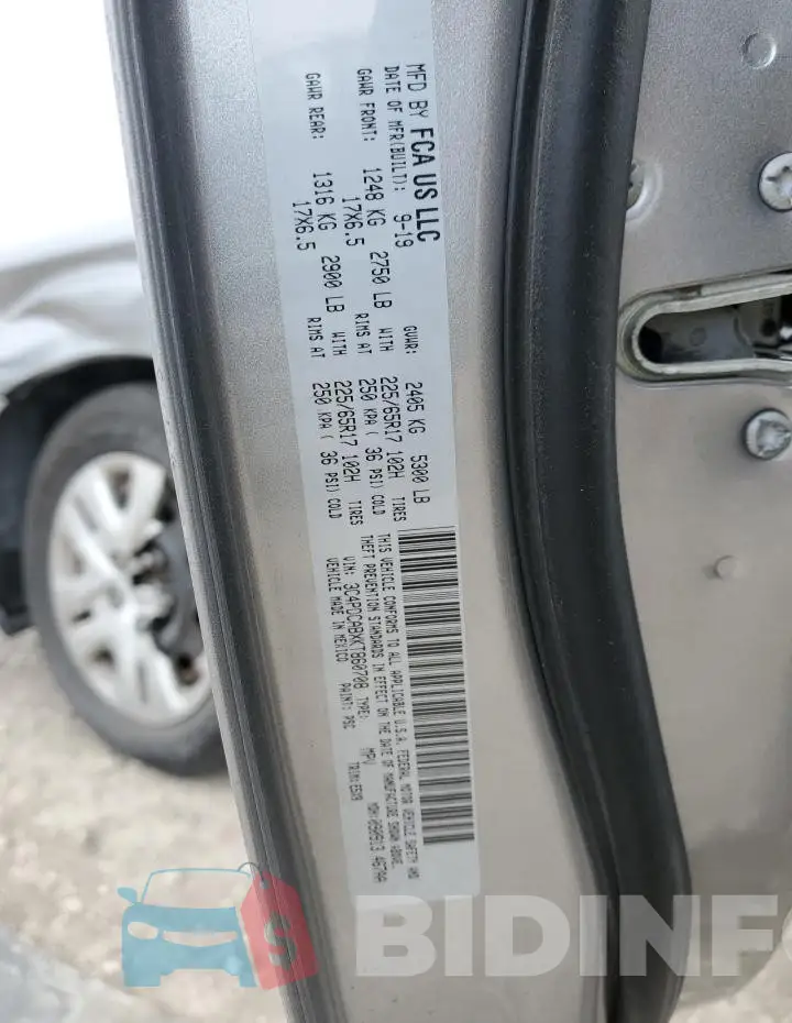 3C4PDCABXKT860708 Photo# 13