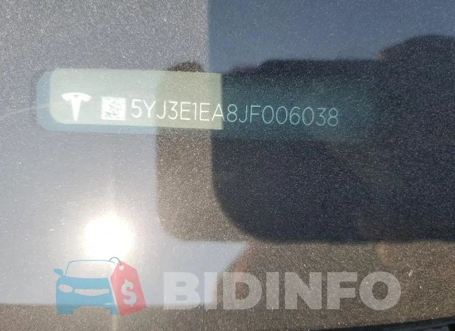 5YJ3E1EA8JF006038 Photo# 12
