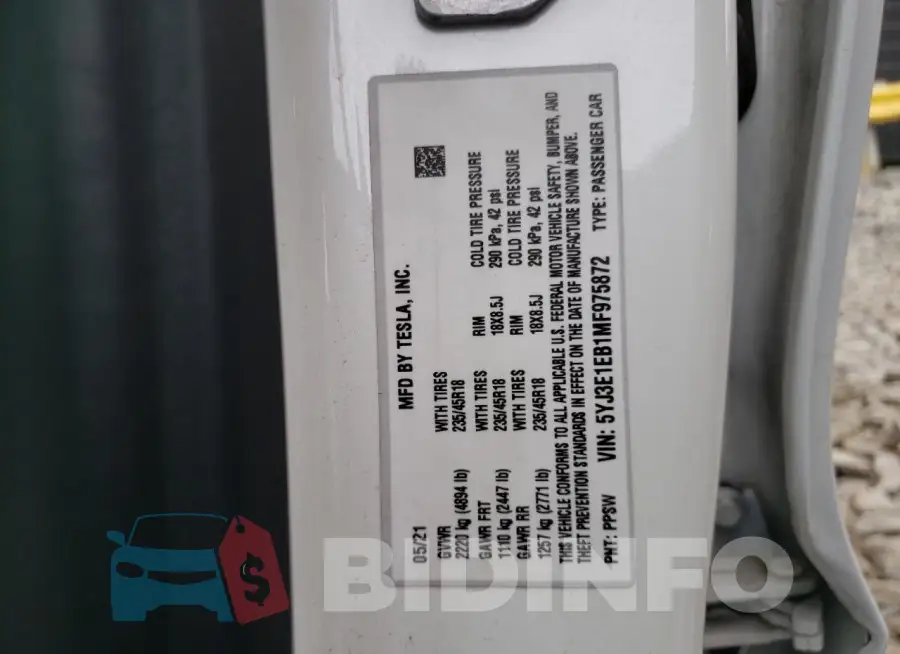 5YJ3E1EB1MF975872 Photo# 12
