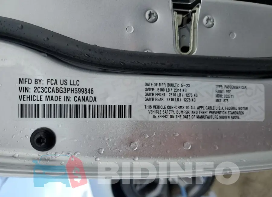 2C3CCABG3PH599846 Photo# 13