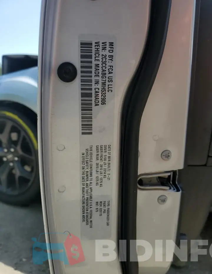 2C3CCABG7MH532906 Photo# 13