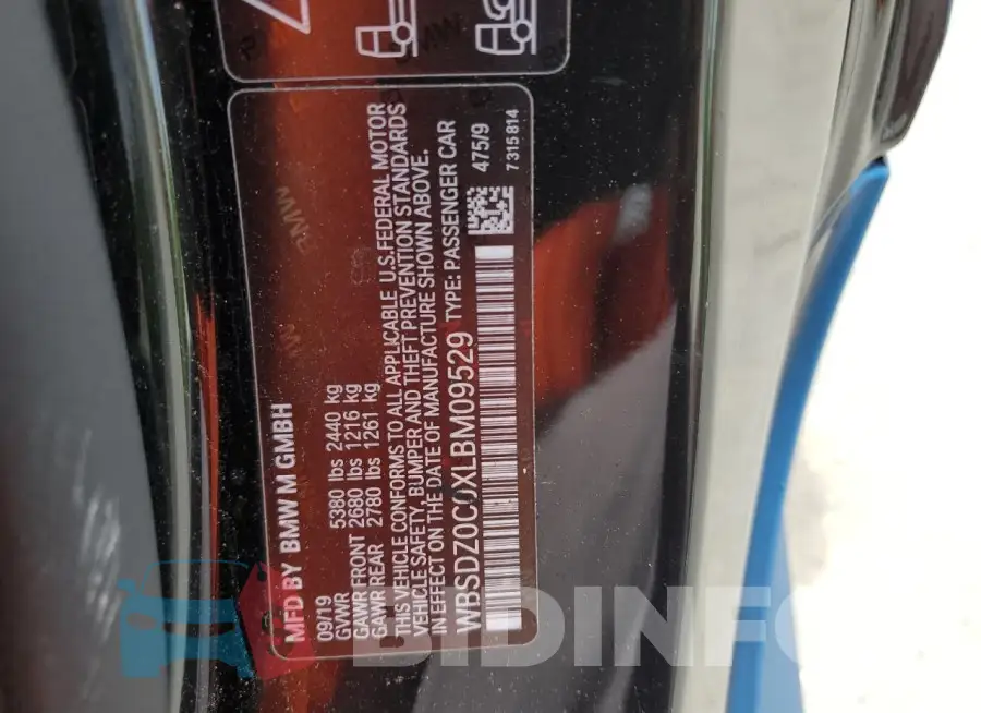 WBSDZ0C0XLBM09529 Photo# 12