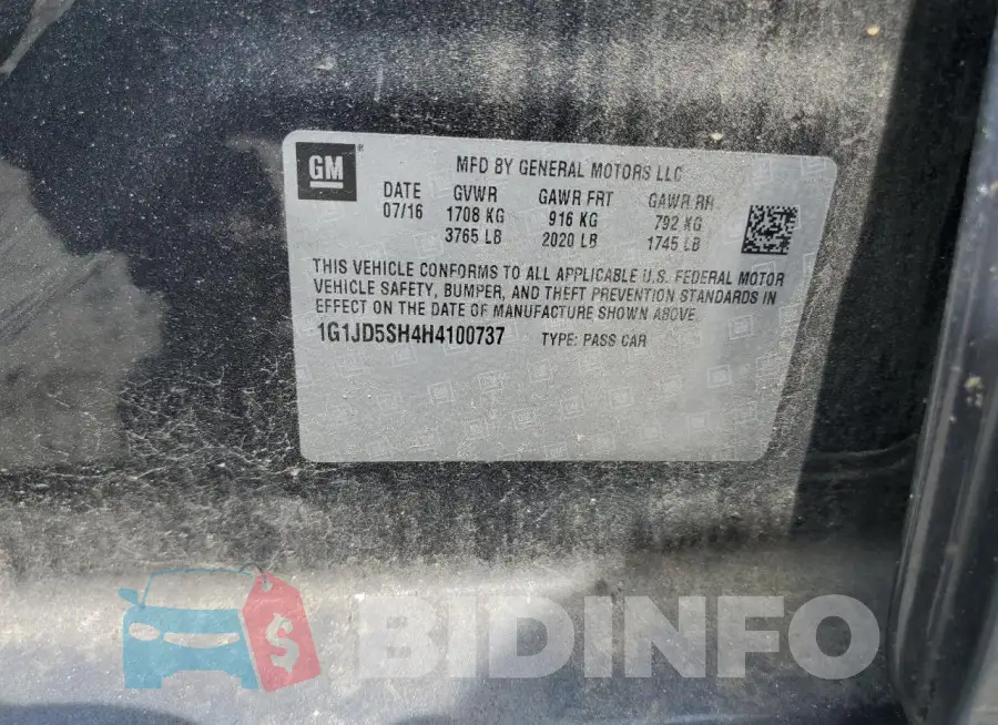 1G1JD5SH4H4100737 Photo# 12
