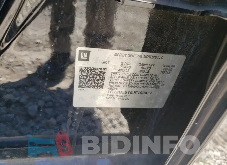 1G1ZB5ST9JF103477 Photo# 12