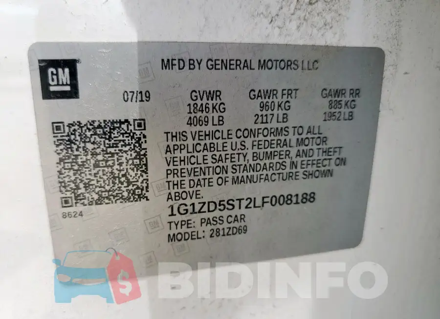 1G1ZD5ST2LF008188 Photo# 12