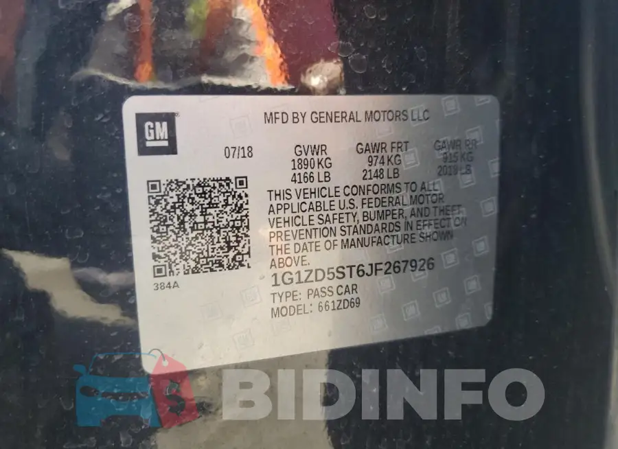 1G1ZD5ST6JF267926 Photo# 12