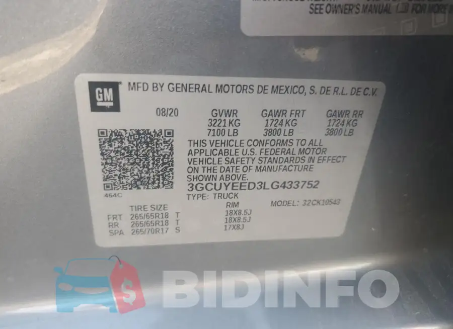 3GCUYEED3LG433752 Photo# 12