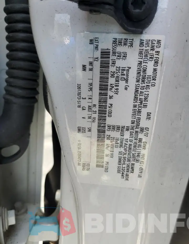 1FADP3L95HL320441 Photo# 12