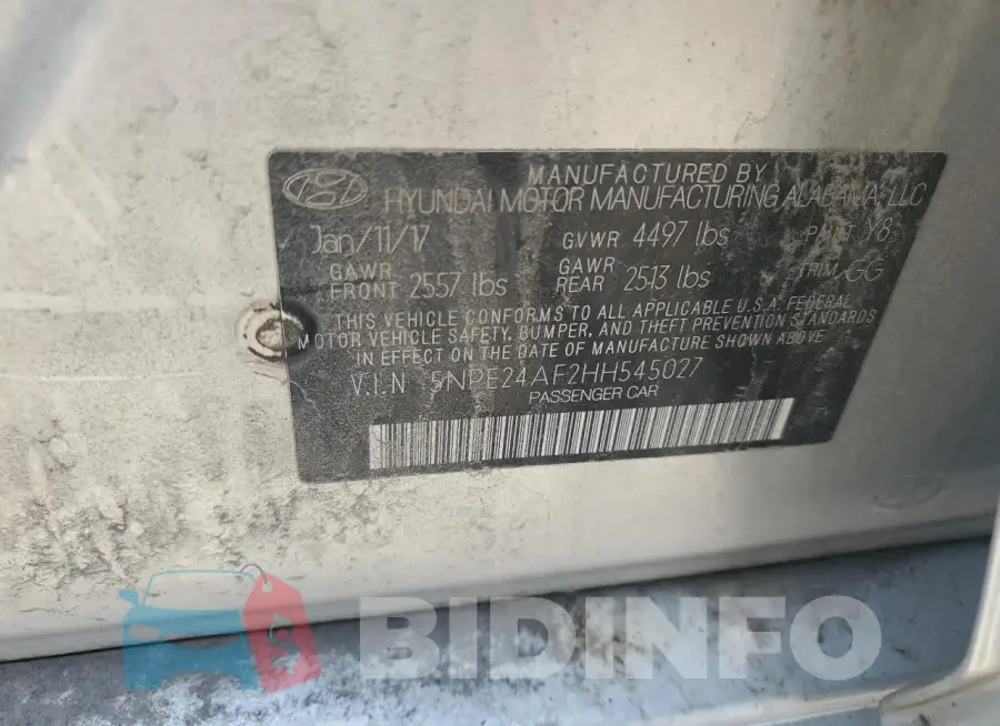 5NPE24AF2HH545027 Photo# 12