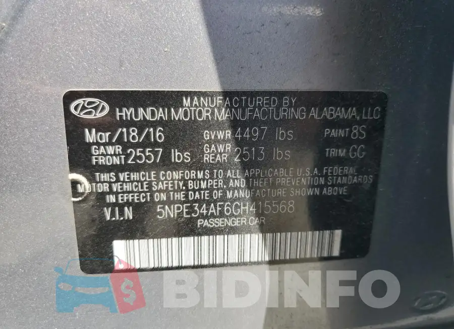 5NPE34AF6GH415568 Photo# 12