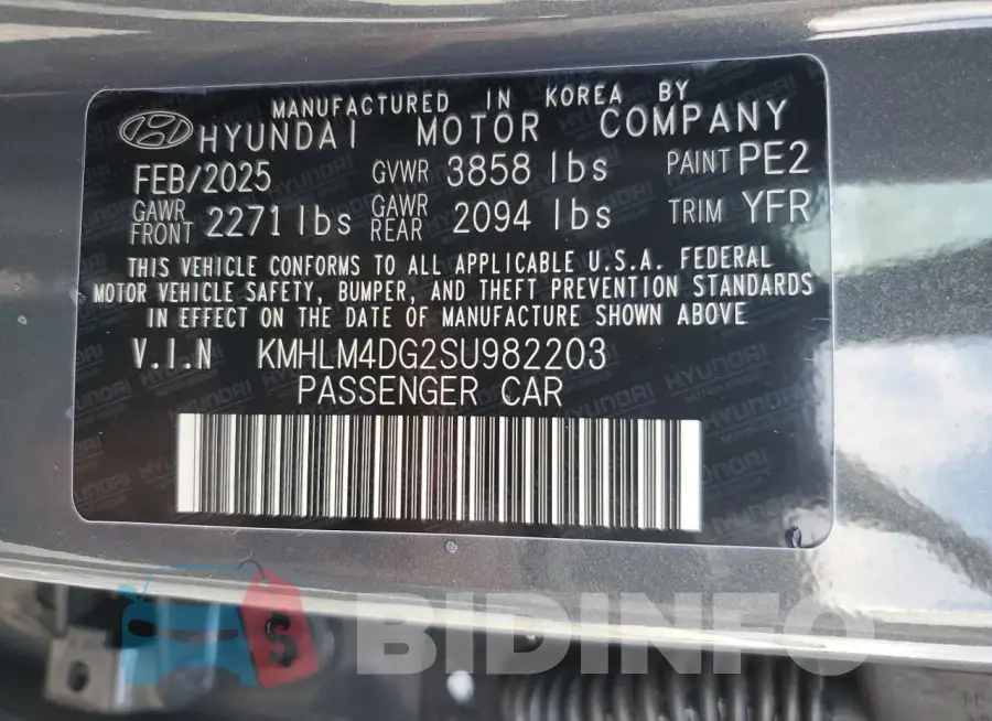 KMHLM4DG2SU982203 Photo# 12