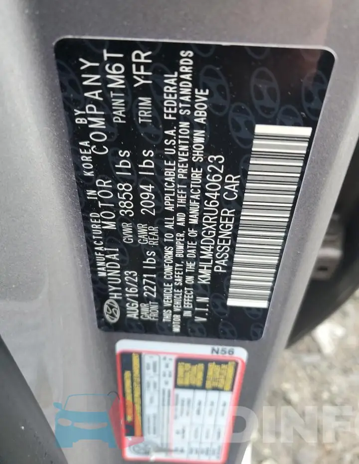 KMHLM4DGXRU640623 Photo# 13