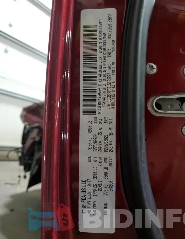 1C6RR7FT3JS139270 Photo# 12