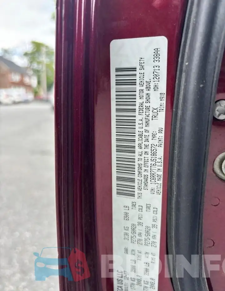 1C6RR7TT6JS186572 Photo# 10
