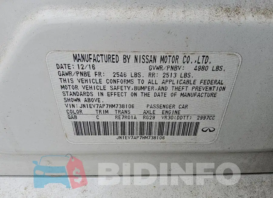 JN1EV7AP7HM738106 Photo# 12