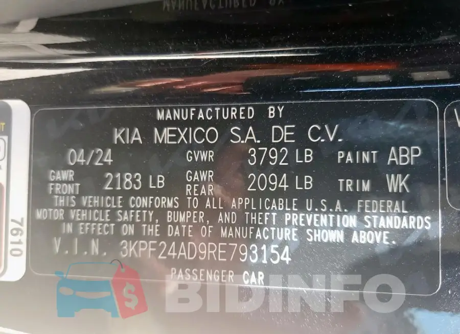 3KPF24AD9RE793154 Photo# 13