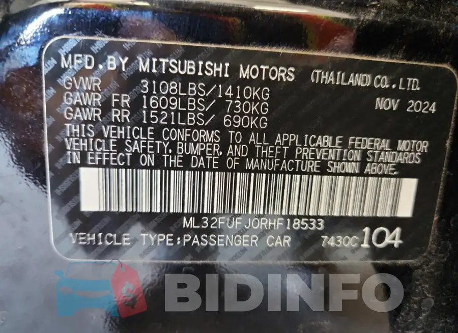 ML32FUFJ0RHF18533 Photo# 13