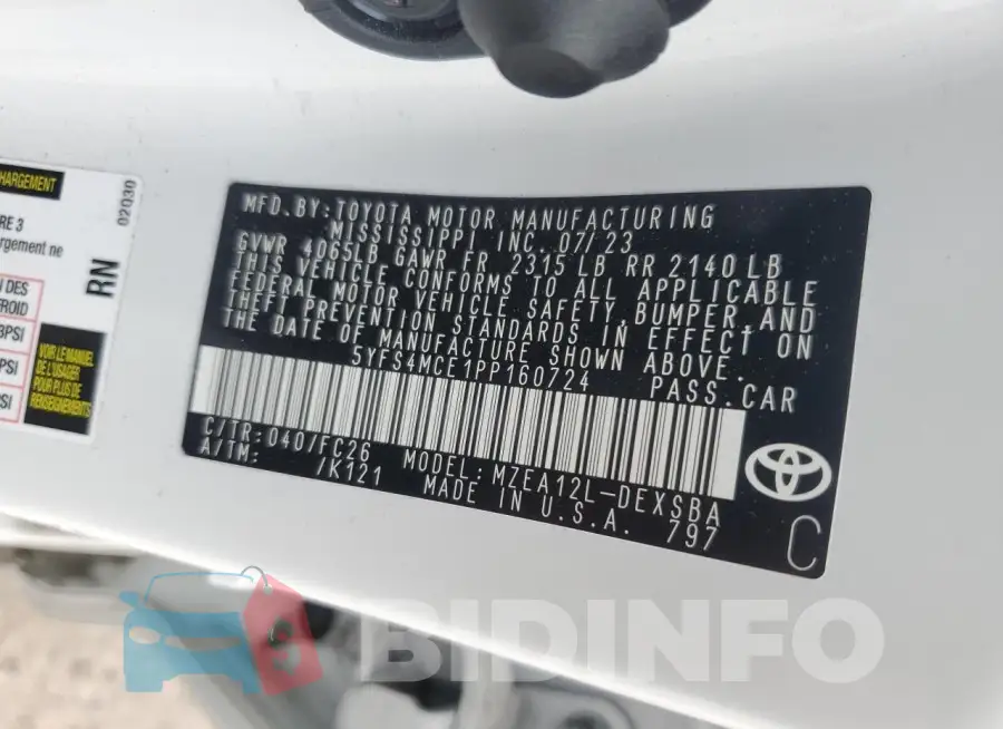 5YFS4MCE1PP160724 Photo# 13