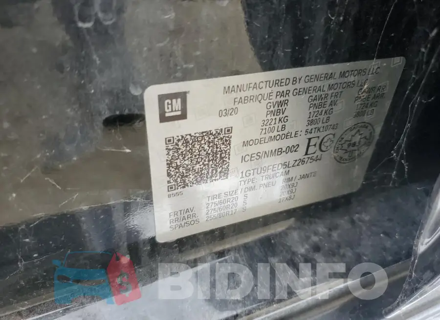 1GTU9FED5LZ267544 Photo# 12
