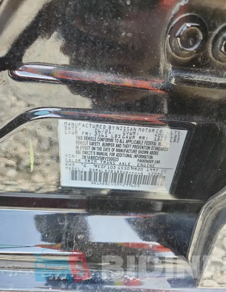 3N1AB8CV5MY299603 Photo# 12