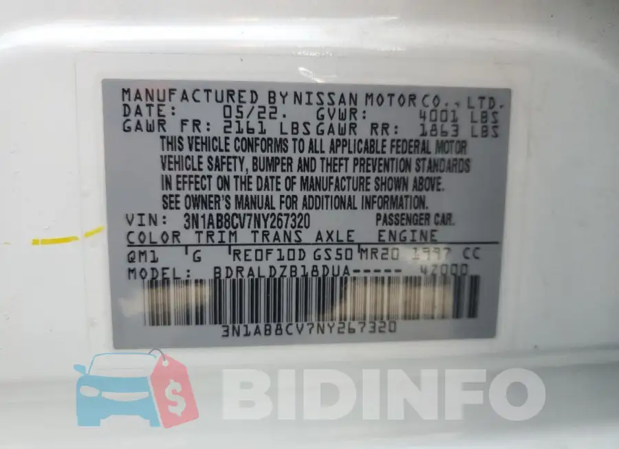 3N1AB8CV7NY267320 Photo# 12