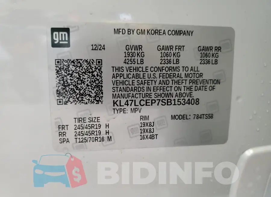 KL47LCEP7SB153408 Photo# 12