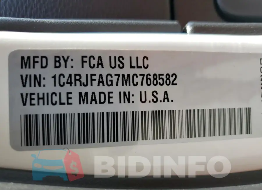 1C4RJFAG7MC768582 Photo# 13