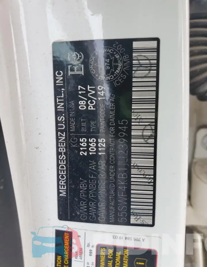55SWF4KB1JU239945 Photo# 13