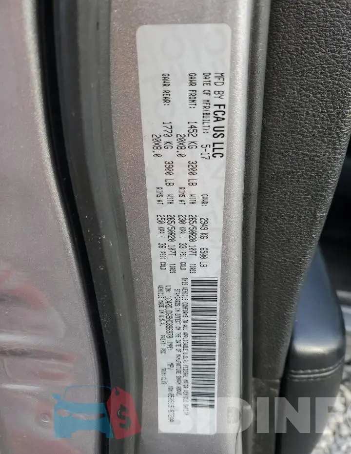 1C4RDJDG9HC896978 Photo# 13