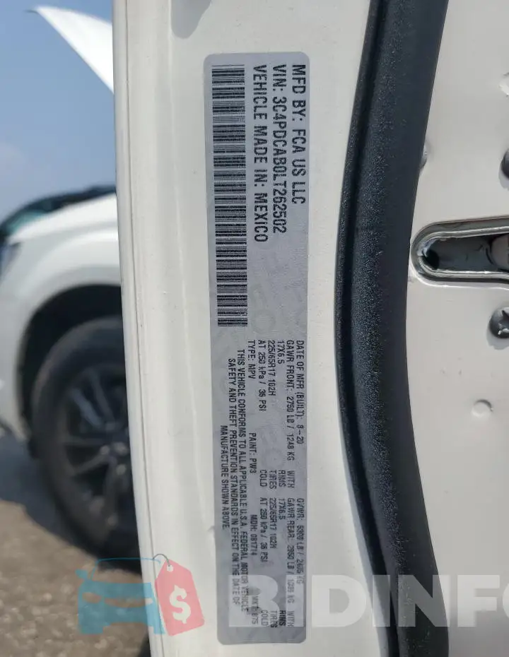 3C4PDCAB0LT262502 Photo# 13