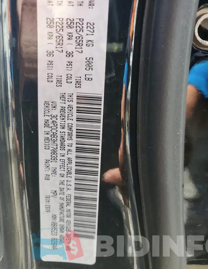 3C4PDCAB3HT708391 Photo# 14