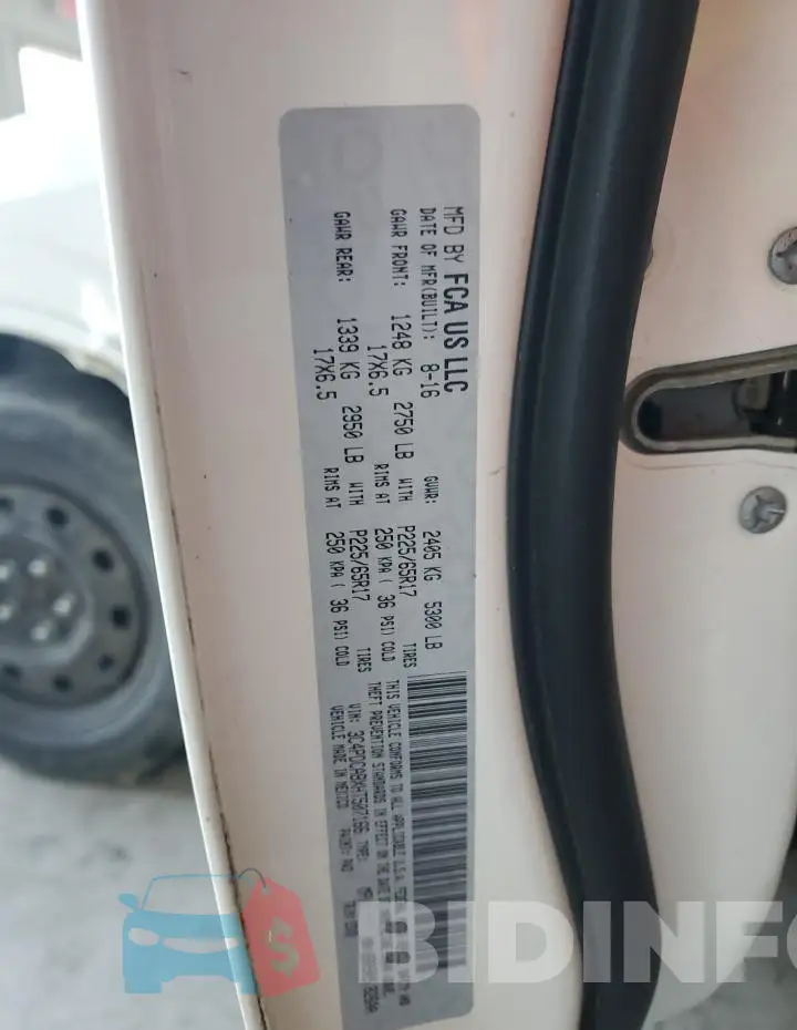 3C4PDCABXHT507166 Photo# 13