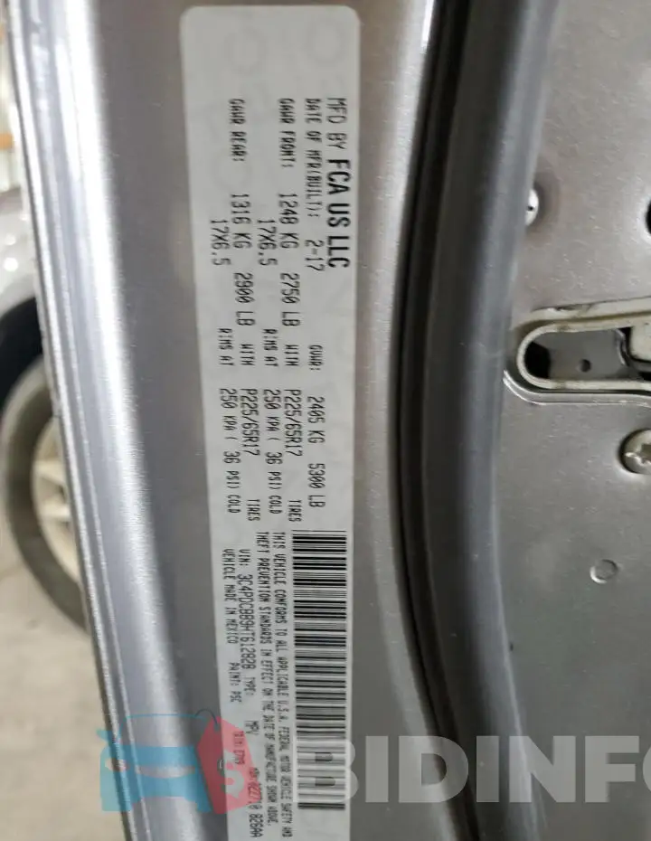 3C4PDCBB9HT612828 Photo# 14